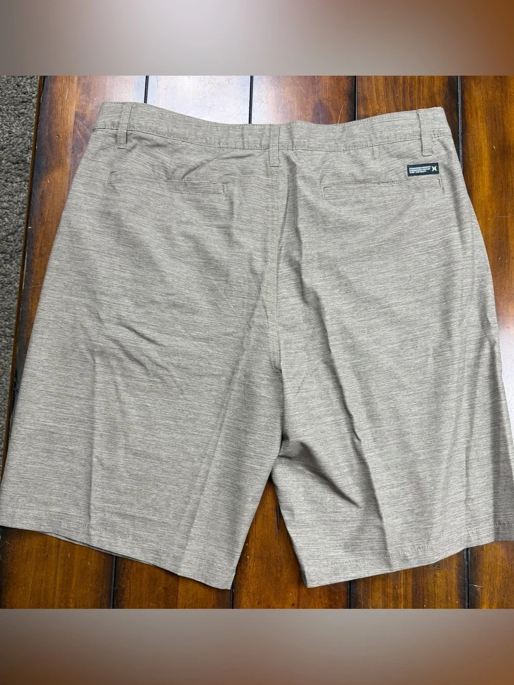 Hurley Men's Heather Taupe Performance Hybrid Shorts